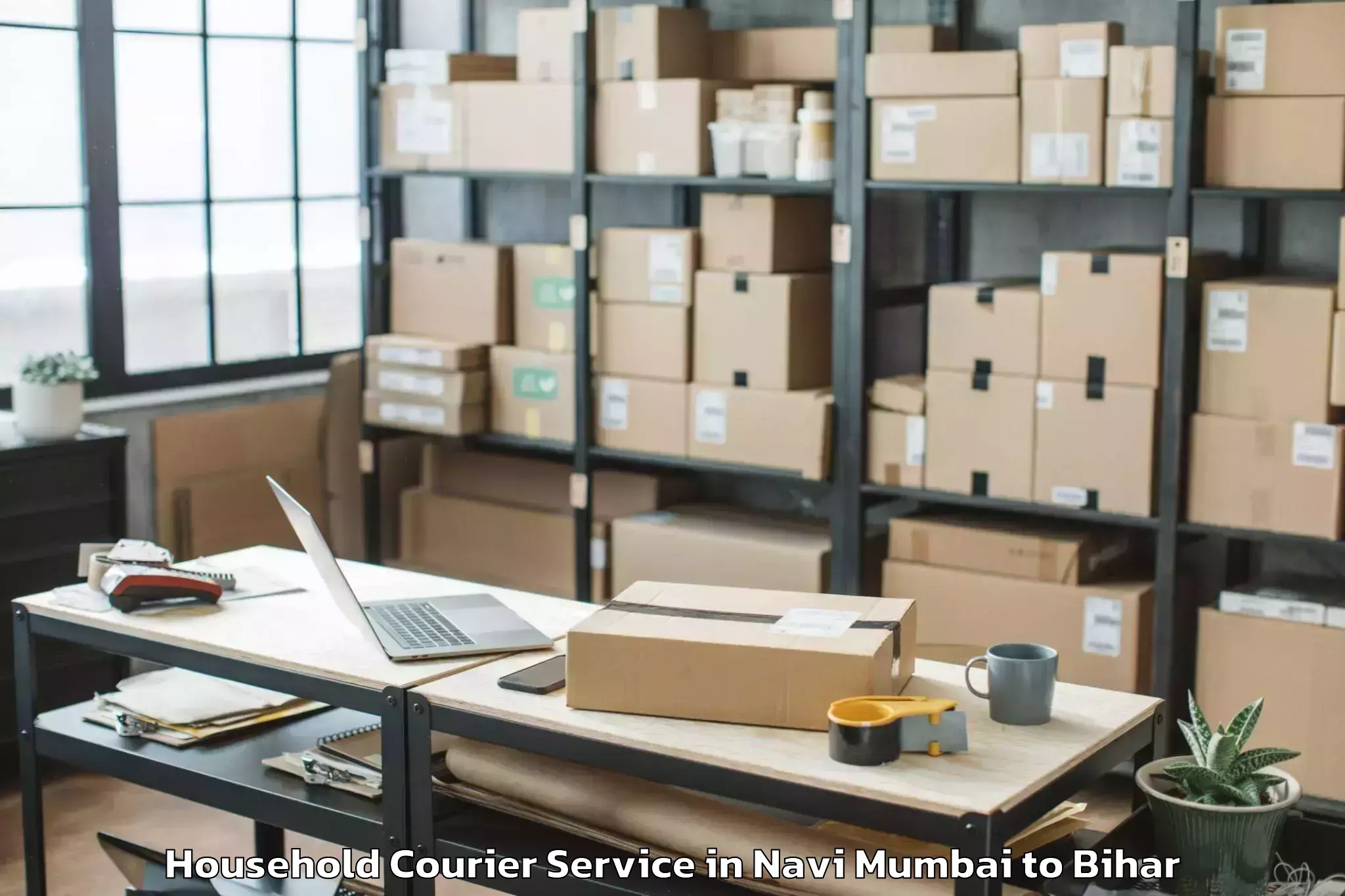 Book Navi Mumbai to Bokhra Household Courier Online